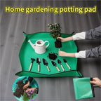 Waterproof Foldable Planting Mat Garden Potting Pad for Flowerpot Transplanting Mixing Soil Plant Pruning Tool for Indoor Plant Repotting(100x100cm) - Image 2