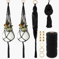 BUFANTL Macrame Kit for Beginners, 4‑in‑1 Plant Hanger DIY Craft Kit by Unknown