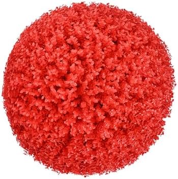 Decorative Faux Greenery Fake Plants 20in, Grass Balls Decorative Decor, Garden Spheres Outdoor, Decorative Balls for Home Decor, Artificial Plant Topiary Ball Tree by ATYUJKB