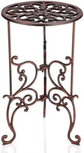 OwnMy Cast Iron Tall Plant Stand Heavy Duty Wrought Iron Flower Pot Holder by OwnMy