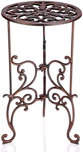 OwnMy Cast Iron Tall Plant Stand Heavy Duty Wrought Iron Flower Pot Holder by OwnMy