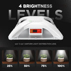 Sun System P1000 HelioGrow LED Grow Light for Indoor Plants - 100 Watt, High Efficiency Full Spectrum Dimmable Diodes, Daisy Chain up to 512 Units, 2 Year Warranty, Mounting Hardware Included - Image 4