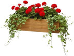 Handmade Rustic Cedar Herb Window Planter Box – Wooden Window & Railing Planter for Indoor or Outdoor Use, Made in USA (46") by DannyCustomWork
