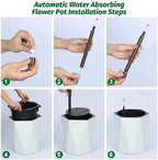 16" Self Watering Planters, Self Watering Pots for Indoor Plants - Image 5