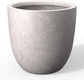Kante Modern Home Minimalist 18" Dia CON Gray Concrete Bowl Planter by Unknown