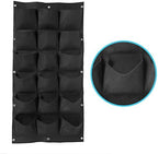 ZOENHOU 2 Pack Total 36 Roomy Pockets Vertical Garden Planter, Wall-Hanging Flower Pot Bags, Felt Wall Mount Balcony Planter Pouch for Herbs, Succulent, Flowers and Vegetables - Image 4