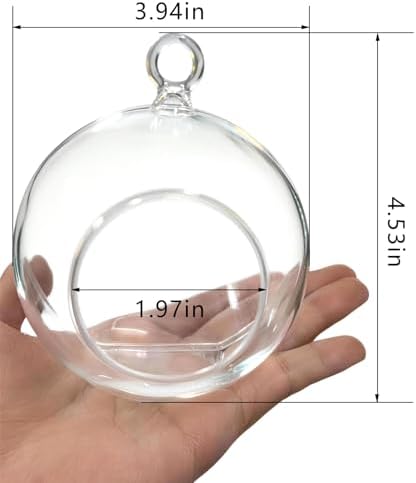 40 Pack 4 Inch Clear Fillable Ornament Balls for Christmas - Image 2
