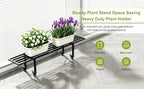 Zhongma One Tier Metal Plant Stand with Wheels L45.67 easy assembly - Image 4