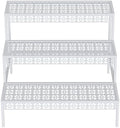 Garden 4 you 3-Tier Rectangular Metal Plant Stand, Ladder Flower Pot Rack by Garden4you