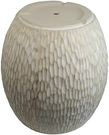 Leaf Large Plant Pots, 43cm Inoke Stone Planter - Image 5