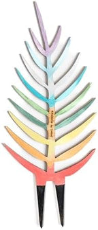 Treleaf Bare™ Bundle – Monstrella + Palmella - Set of 2 Wooden Plant Trellises for Indoor Climbing Houseplants – 12” Tall Customizable Leaf-Shaped Plant Supports - Image 6