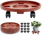 Plant Caddy with Wheels, 13 inch Rolling Plant Stands, 3 Pack by Unknown