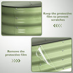 Winpull Raised Garden Bed Kit, 4x4x1 ft Round Galvanized Planter Box Outdoor with Safety Edging, Large Metal Raised Beds for Gardening Vegetables Flower Fruits (Avocado Green) - Image 6