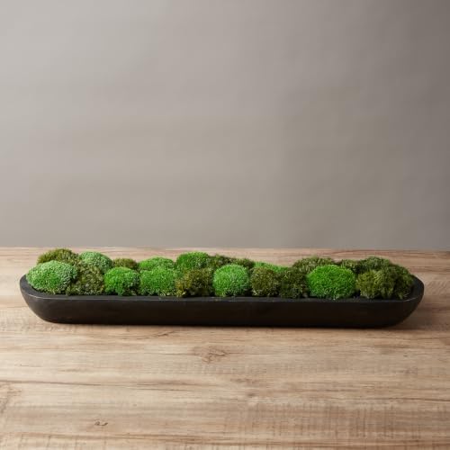 2 Color Mix Pack Preserved Pole Moss Pillow Bun Cushion Natural Decorative Green DIY Kit Art Wall Decor Florist Decor Easter Table Decor Wedding(1.5 sq.ft, Green-A,Green-B) - Image 6