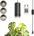 Zoomable Hanging Plant Light for Indoor Plant, Full Spectrum, Black by TuyuBEE