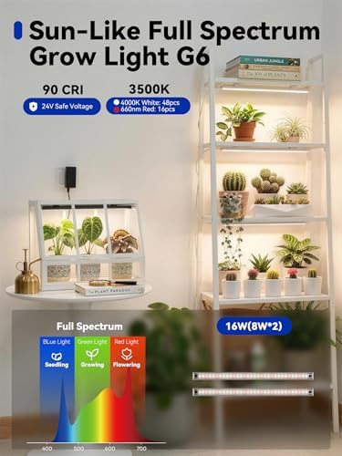 GLOWRIUM Grow Lights for Indoor Plants, LED Grow Light Bar Full Spectrum - Image 4