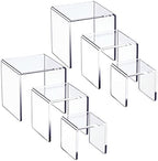 HIIMIEI Clear Acrylic Display Risers 2 Sets by HIIMIEI