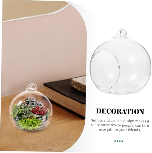 12pcs Glass Globe Terrarium Hanging Planter for Moss Crafts Home - Image 3