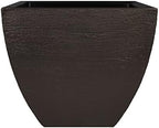 Tusco Products MSQ16ES Modern Square Garden Planter, 16-Inch, Espresso by TuscoProducts