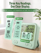 NexusLab Wireless Soil Moisture Meter with LCD Receiver, 2-Sensor 3-in-1 Plant Monitor for Moisture, Temperature, and Light, Indoor and Outdoor Garden Plants - Image 3