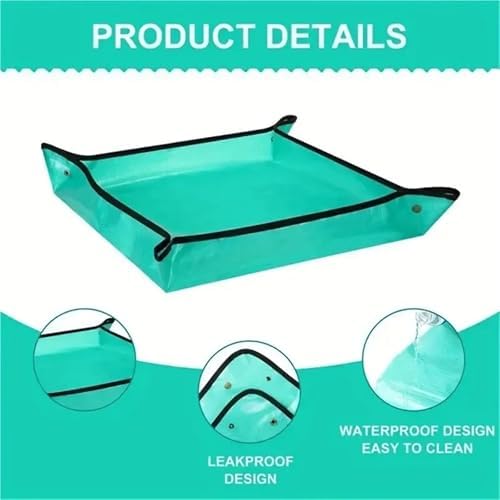 Repotting Mat 1pc Planting Mat PE Gardening Potting Mat DIY Foldable Waterproof Flower Plant Transplanting Mats for Gardening Tools(1pc 68cm) - Image 4