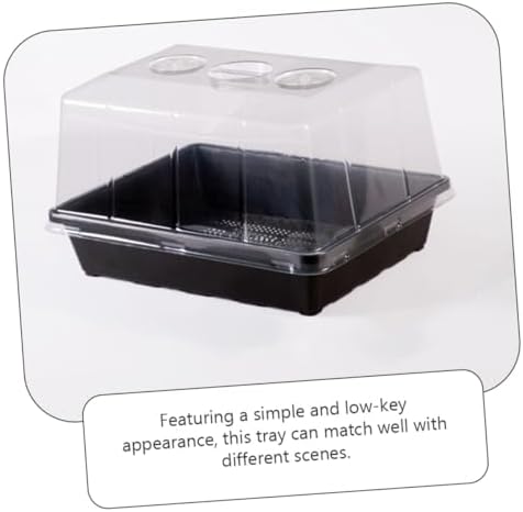 SUPVOX Seed Starter Tray Set with Dome, Plastic Germination Tray - Image 3