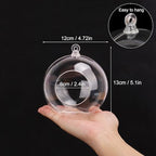 19 Pcs 4.72 Inch Hanging Tealight Candle Holder, Hanging Tealight Holder Globe for Wedding, Christmas, Party, Centerpiece Accessory and Home Decor by KUKLIPJIM. - Image 2