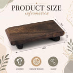 Briwooody Wood Riser Pedestal Stand for Kitchen Counter, 16 x 8 Inch - Image 2
