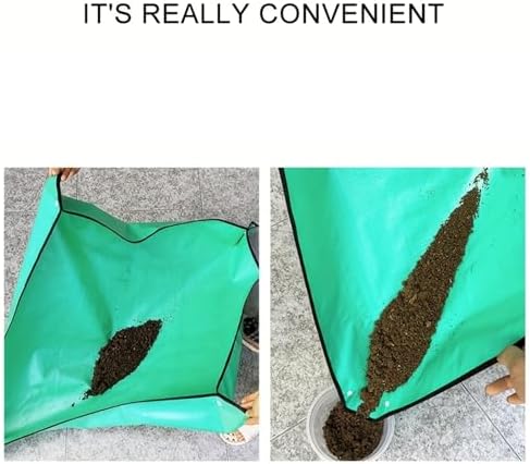 2 PCS Waterproof Plant Repotting Mat - Foldable Portable for Indoor Succulents Easy Soil Change Watering Pad(100cmx75cm) - Image 4