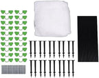 Greenhouse Hoop Planter Kit,Polyethylene Coated Fiberglass Arch Planter for Raised Bed Row Cover DIY Cold Bed Tunnel Support System Plant Protection Planting Planter by Unknown