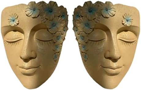 Geometric Face Wall Hanging Planter for Indoor Plant Display, A - Image 5