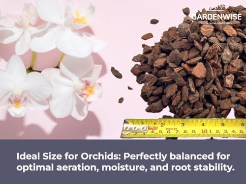 GARDENWISE Premium Orchid Bark for Potting Mix – Ready-to-Use Pine Bark for Indoor Plants, Orchid Repotting & Soil Mix Creation, Ideal Orchid Medium (10 quarts) - Image 4