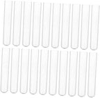 20pcs Glass Test Tubes 25x150mm Glass Flat Mouth Round Bottom by NOLITOY