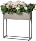 Cocoyard Elevated Planter Box - 28 Inch Durable Raised Garen Bed for Herbs and Flowers - Tall Rectangular Planter for Outdoor Plants & Backyard Gardening (Sand, 28" H) by CocoyardGardenSupply
