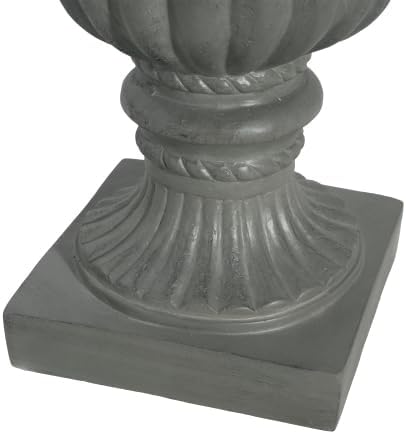 26.25 Inch Urn Planter & Outdoor Planters for Porch, Decorative Plant Pots - Image 4