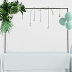 Over Table Rod Stand with Clamp 2 Pack Black Table Arch Banner Stand by Xiomot