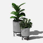 Veradek Demi Series Raised Duo Planters - Set of 2 Planters with Stands - Image 7