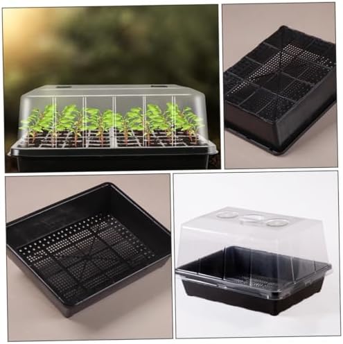 Kisangel Plastic Germination Tray Set with Tall Dome for Plants Seedlings - Image 5
