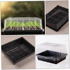 Kisangel Plastic Germination Tray Set with Tall Dome for Plants Seedlings - Image 5
