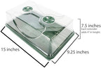 EarlyGrow 93763 Medium Seed and Herb Domed Propagator with Vented Side Height Extension, Green - Image 2