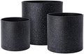 D'vine Dev 3-Pack Plastic Pots, 6.5/8/10 in, Speckled Black, 74-V-F-4 by DvineDevPlanterPotsandStand