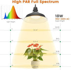 MYSWEETY Hanging Grow Light for Indoor Plants, 18W 3000K- 2PCS - Image 3