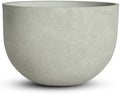 Large Resin Planter Pot for Trees Big Flower – Lightweight Round Plant Pot with Stone-Textured Finish, Weather-Resistant Decorative Outdoor & Indoor (XL - 21.7") by Unknown