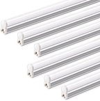 Barrina T5 4FT LED Shop Light, 2200lm, 5000K Daylight White, 20W, 6 Pack by Barrina