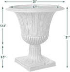 Arcadia Garden Products G50CT Worthington Urn, 20" x 21", Cement - Image 5