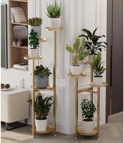 Takywep Corner Plant Shelving Multi-Layer Heavy Duty Metal Flower Pot Stand for Patio Garden Balcony Living Room Bedroom - Image 3