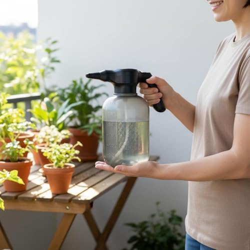 Baoblaze Watering Sprayer Sprayer Spray Bottle Plant Mister Transparent Mist Nozzle USB Rechargeable Continuous Spray Suitable for Indoor Plants Vertical Gardens Lawn Care Home Cleaning, 3L - Image 4
