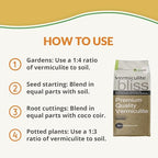 Vermiculite Bliss (4 Cubic Ft) - Organic Vermiculite for Gardening - Natural Soil Amendment - Bulk Vermiculite for Plants, Potting Soil, & Seed Starting - Mixes with Garden Soil & Perlite for Plants - Image 3