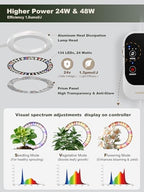 GLOWRIUM Tall Plant Grow Light for Indoor Plants, Full Spectrum Plant Light - Image 3