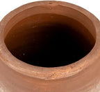 Creative Co-Op Large Orange & Whitewashed Terracotta Urn - Image 7